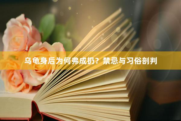乌龟身后为何弗成扔?禁忌与习俗剖判